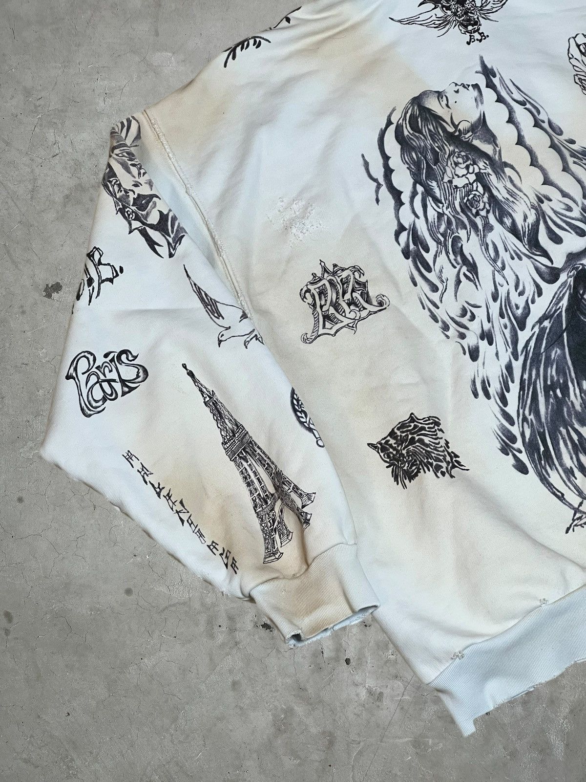 Balenciaga Balenciaga Tattoo Zip-up Hoodie Size US L / EU 52-54 / 3 - 6 Thumbnail