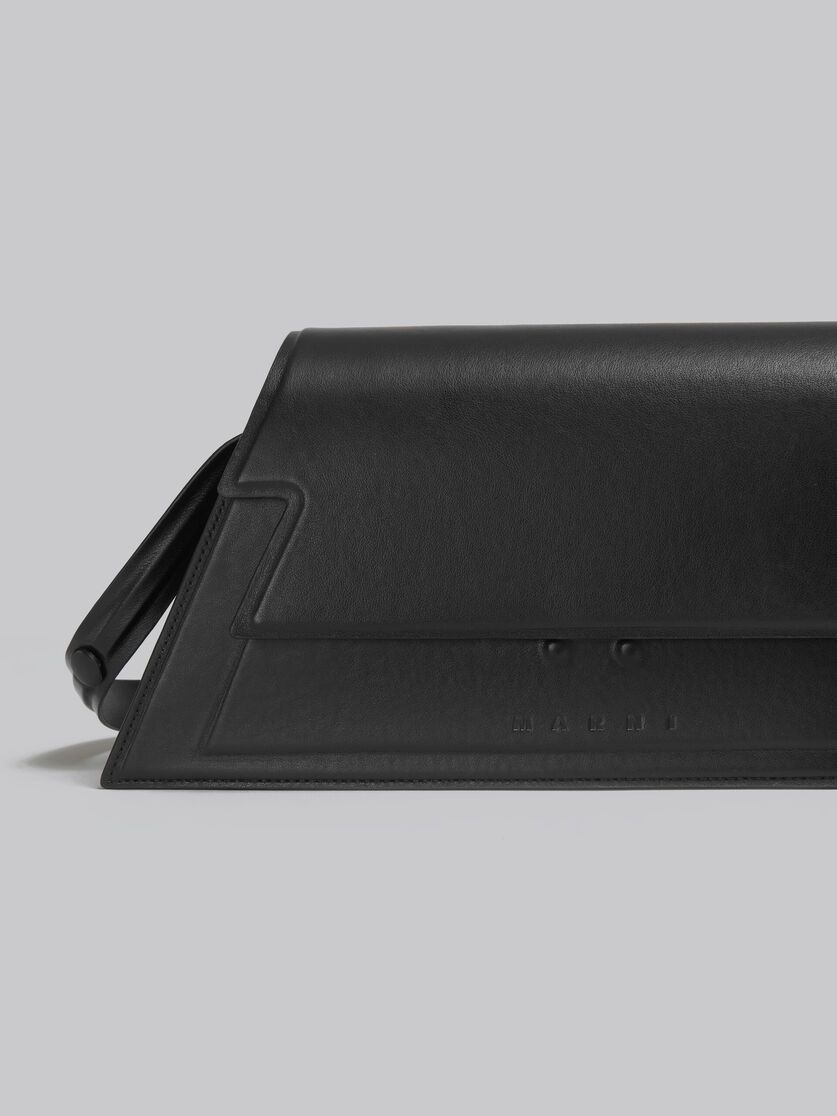 Marni o1w1db11125 Size :OS/Debossed Leather Shoulder Bag in Black Size ONE SIZE - 5 Thumbnail