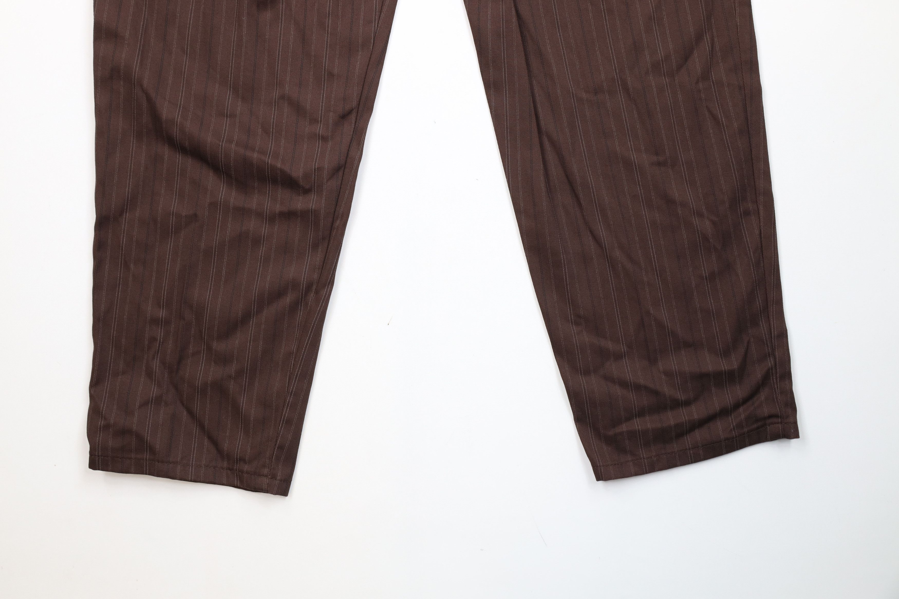 Vintage Vintage 90s Streetwear Striped High Waist Tapered Leg Pants Size 40" / US 18 - 12 Thumbnail