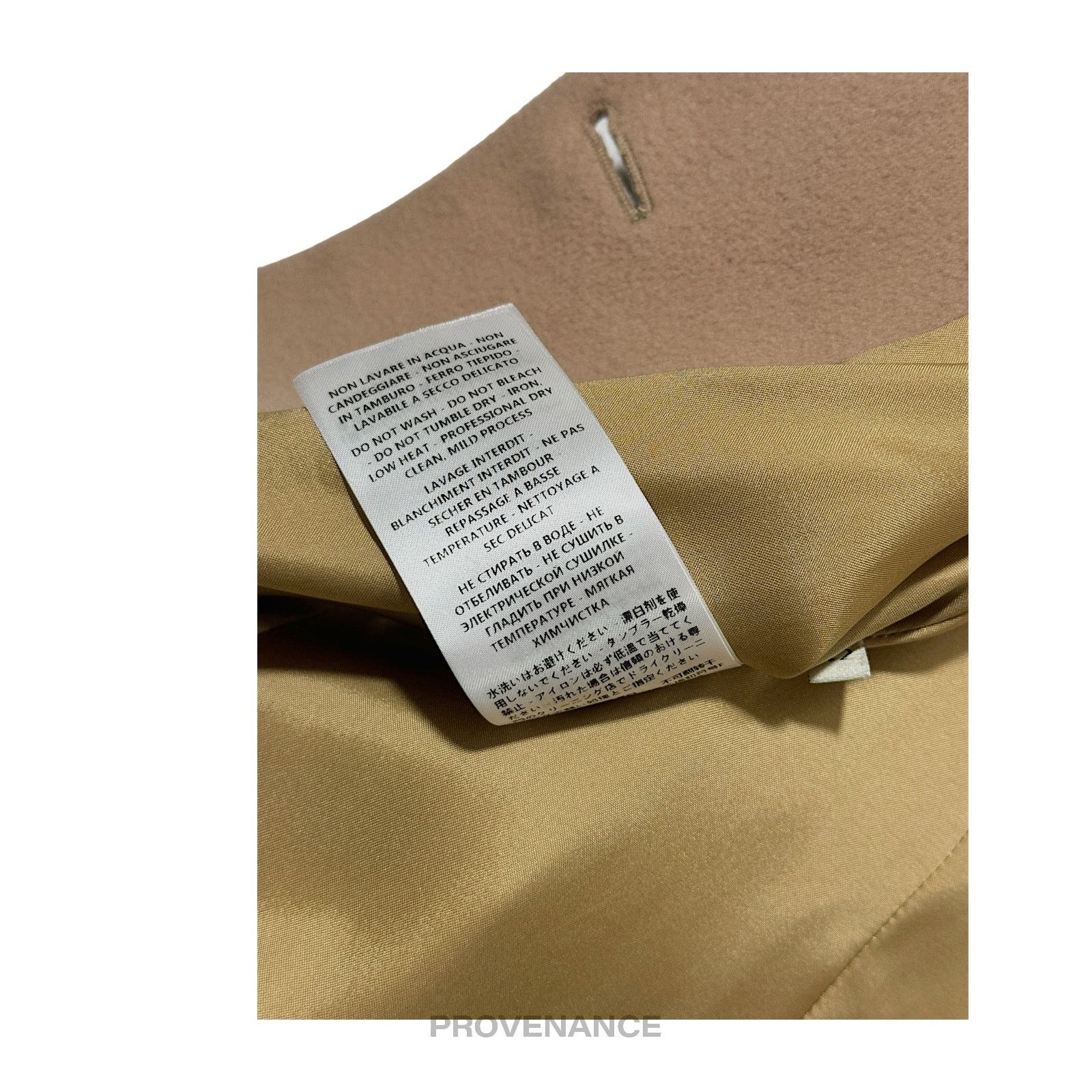 Gucci 🔴 Gucci Chesterfield Wool Coat - Camel 42 Size M / US 6-8 / IT 42-44 - 16 Thumbnail