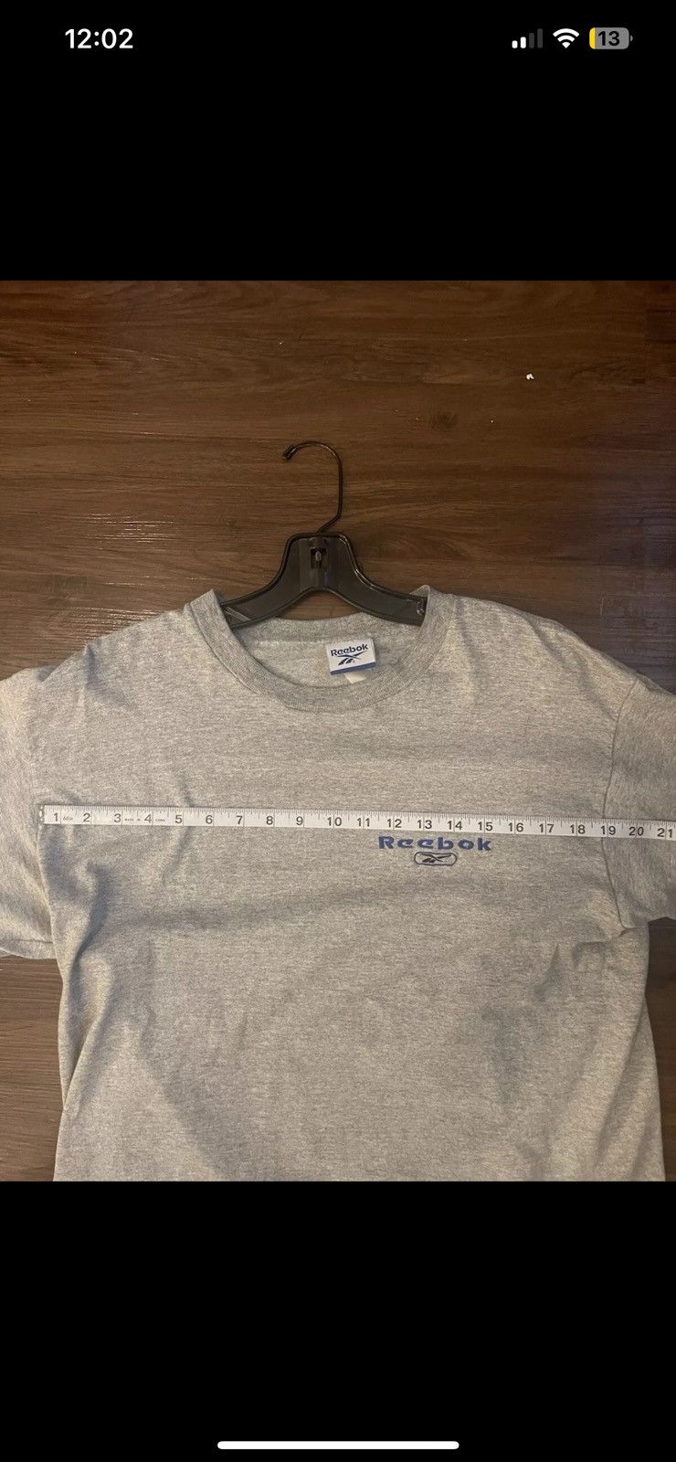 Reebok × Vintage VTG Early 2000s Reebok Embroidered Long Sleeve Grey Shirt Size US XXL / EU 58 / 5 - 5 Thumbnail
