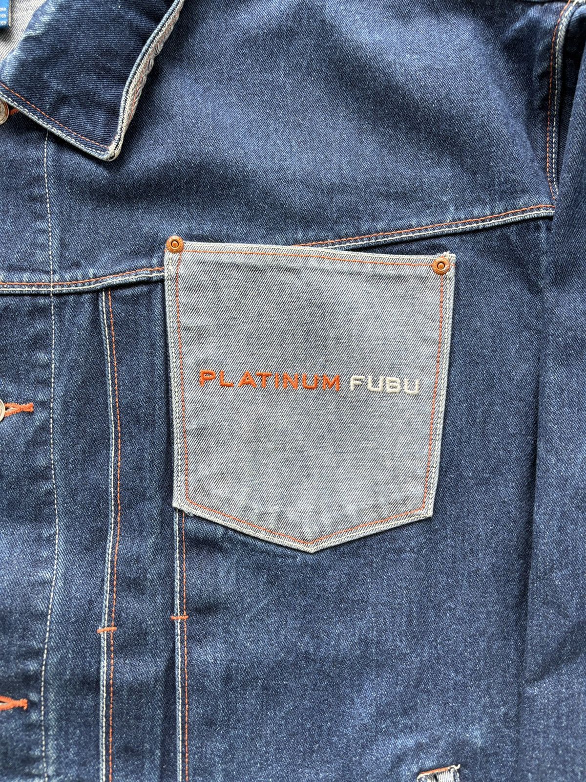 Fubu Vintage Y2K Platinum Fubu Russell vs Rudy Denim Jacket Size US XXL / EU 58 / 5 - 7 Thumbnail