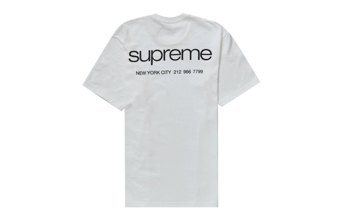 Supreme New York White T Shirt | Grailed