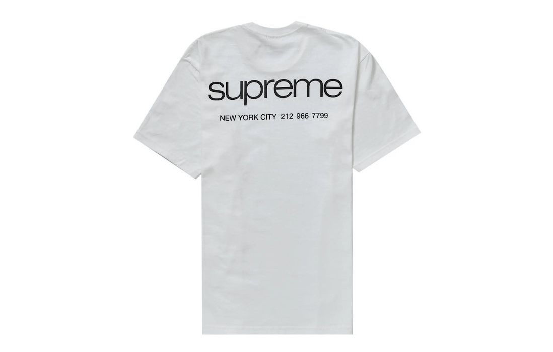 Supreme Supreme NYC Tee White Size XL | Grailed