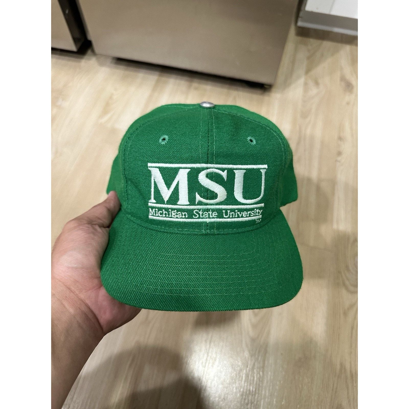 The Game Michigan State University Spartans Bar Logo Snap back Wool Size ONE SIZE - 1 Thumbnail