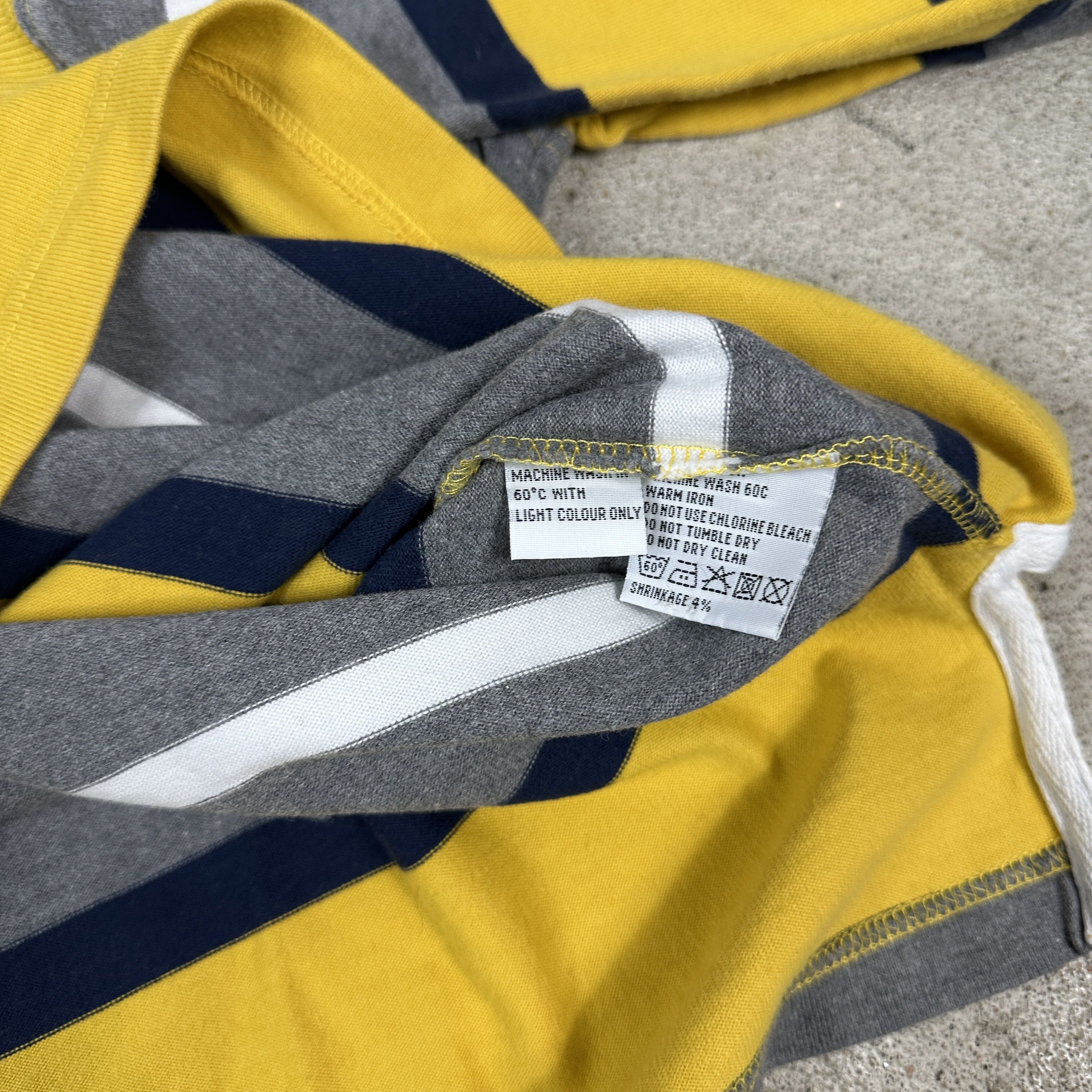 Gant × Vintage Vintage Striped Oversize Streetwear Rugby GANT Sweatshirt Size US L / EU 52-54 / 3 - 4 Thumbnail