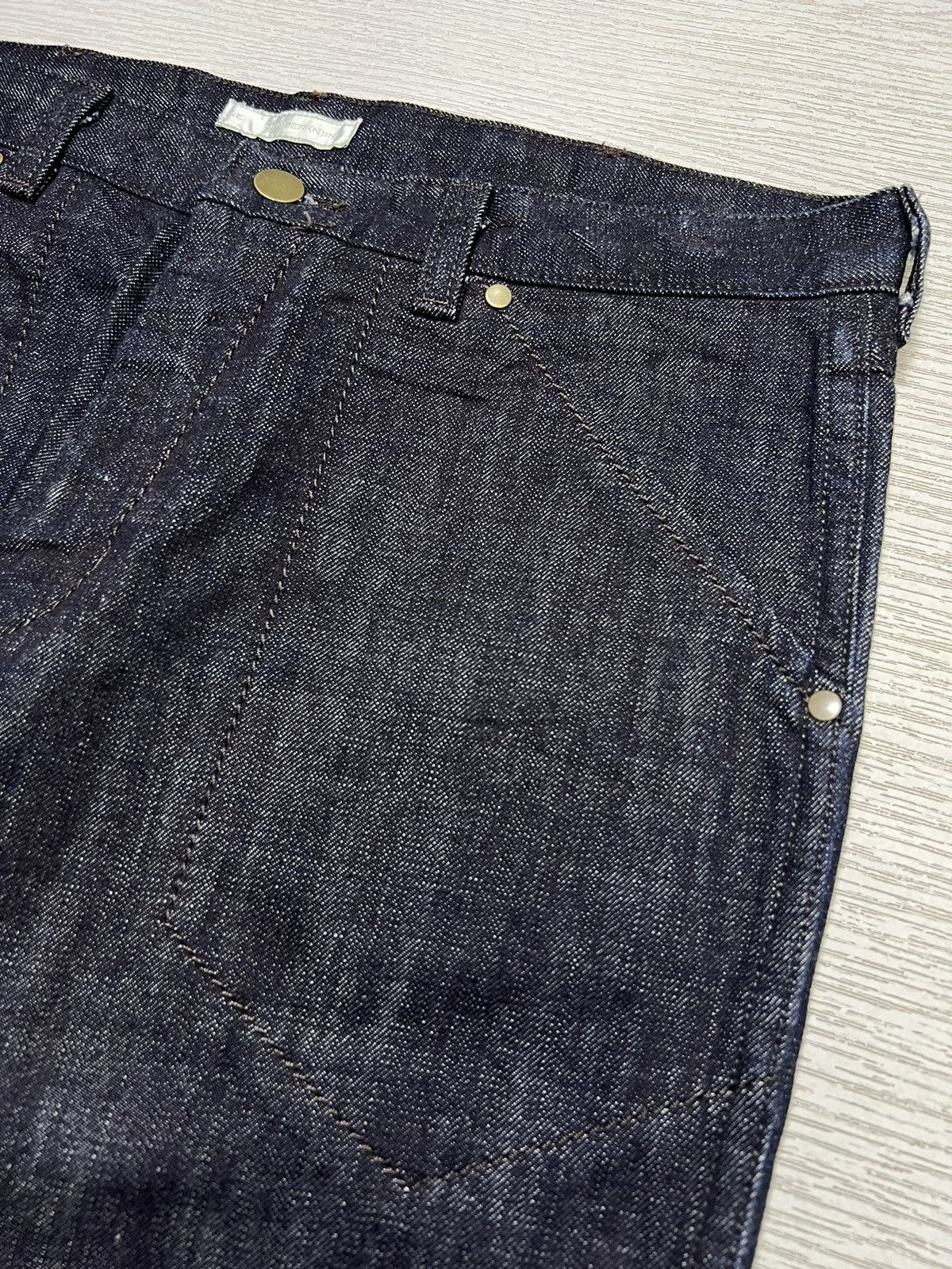 Number (N)ine Number (N)ine - AW02 - Stitch Detail Denim Carpenter Pants Size US 32 / EU 48 - 5 Thumbnail