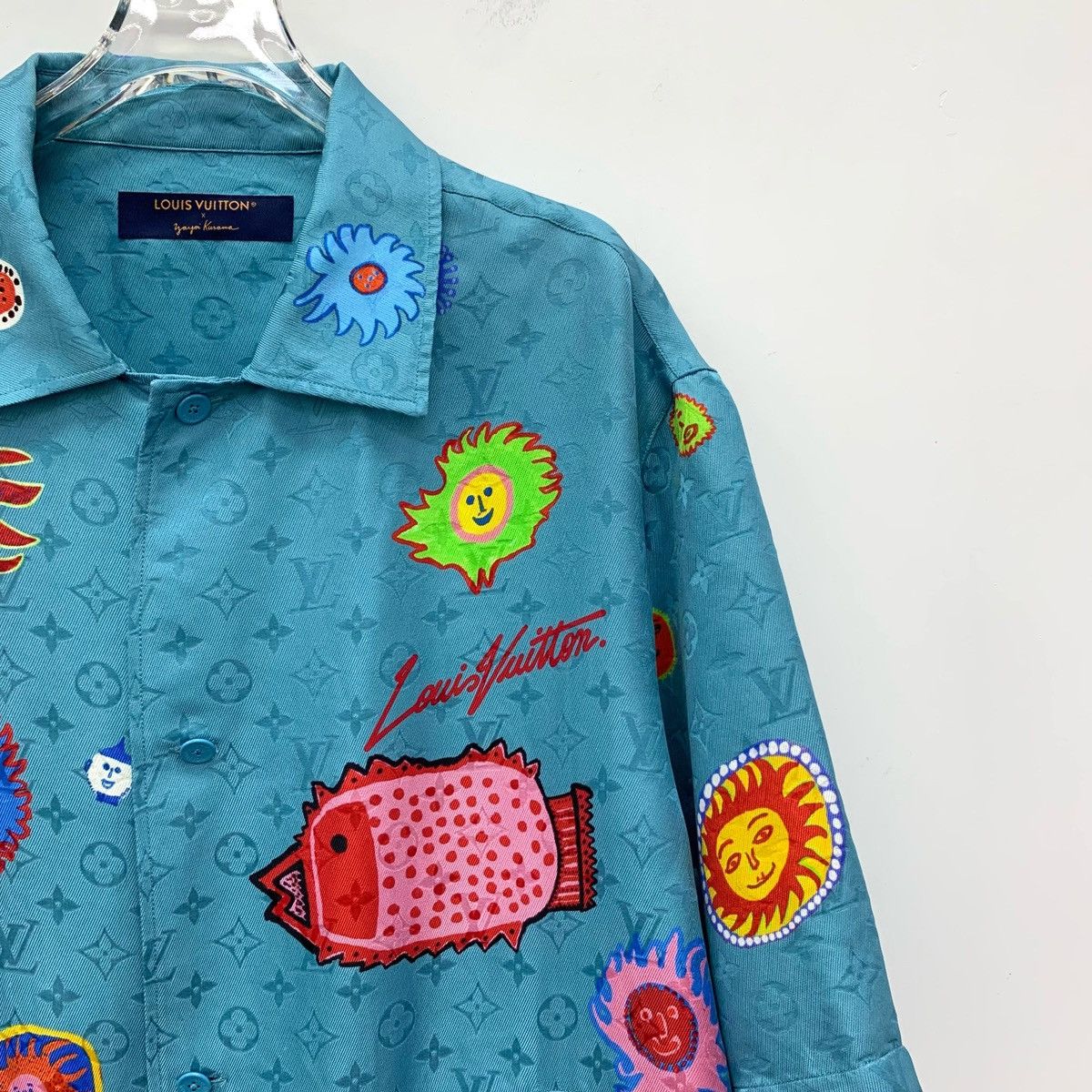 Louis Vuitton Louis Vuitton Marine Animal Short Sleeve Shirt K26WX Size US XL / EU 56 / 4 - 3 Thumbnail