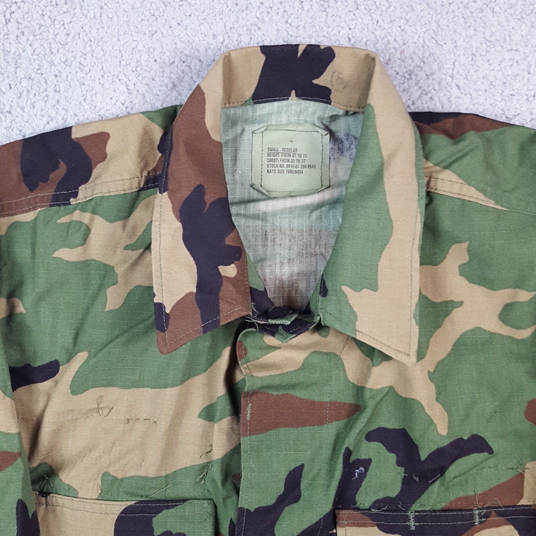 American Apparel VINTAGE American Apparel Military Jacket Men Small Camouflage Cotton Canvas 90s Army Outdoor Retro Y2K Size US S / EU 44-46 / 1 - 2 Thumbnail