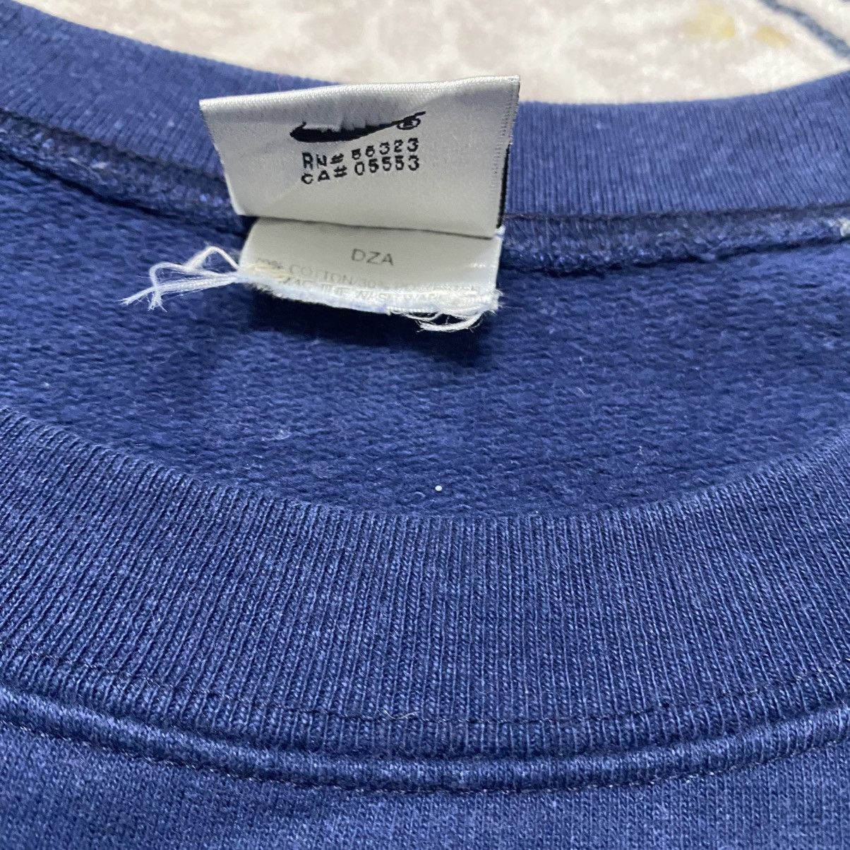 Vintage Vintage 90s Nike Sweatshirt Boxy Navy Blue Size US L / EU 52-54 / 3 - 17 Thumbnail