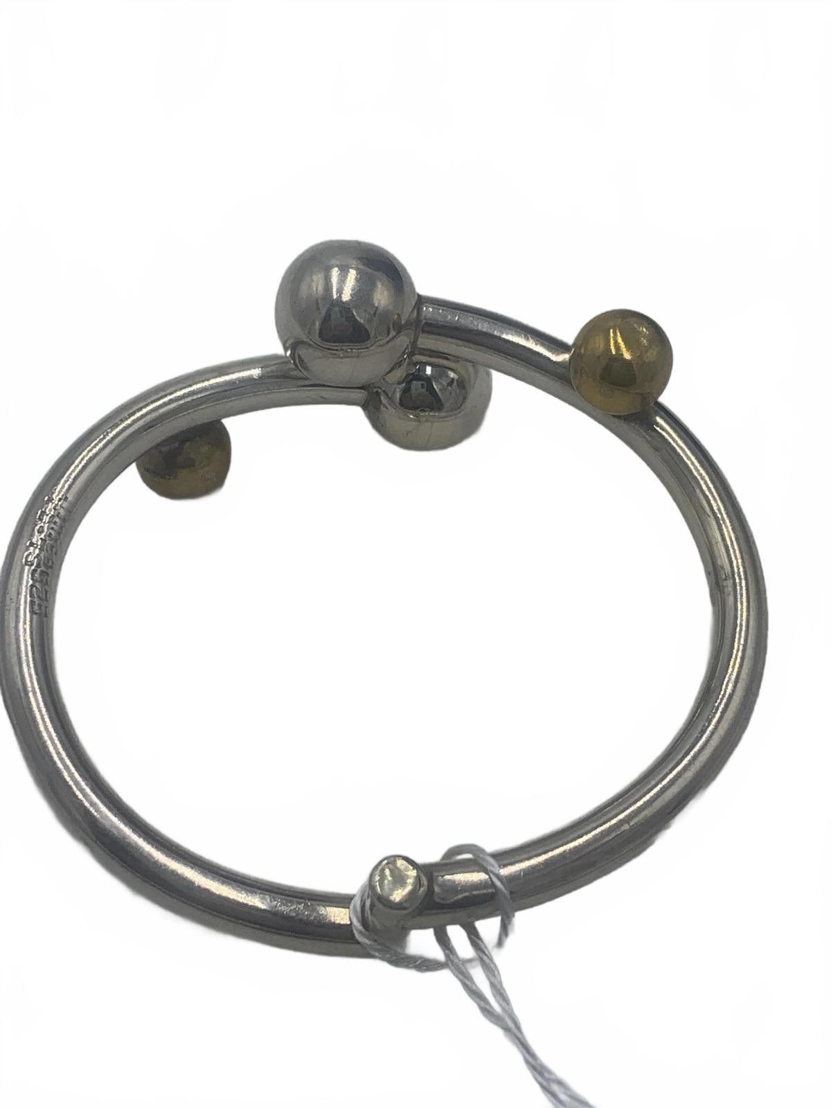 Other Taxco 925 Mexico Sterling Silver 27g Hinged Clamp Bracelet Size ONE SIZE - 2 Thumbnail
