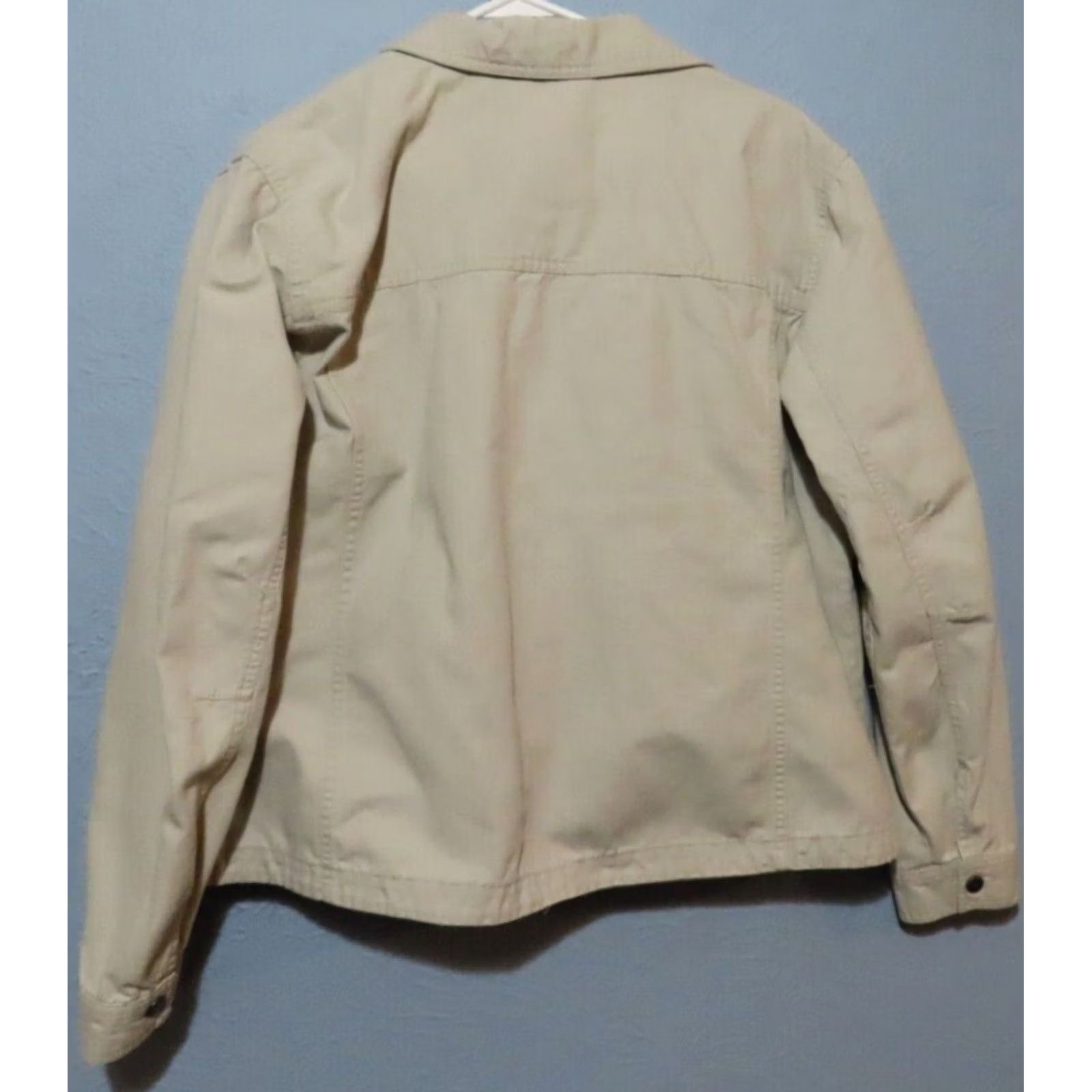 Off-White Columbia Jacket Stonewashed Granite Cloth Utility Jacket Womens XL Cotton Zip Casual Size XL / US 12-14 / IT 48-50 - 7 Thumbnail