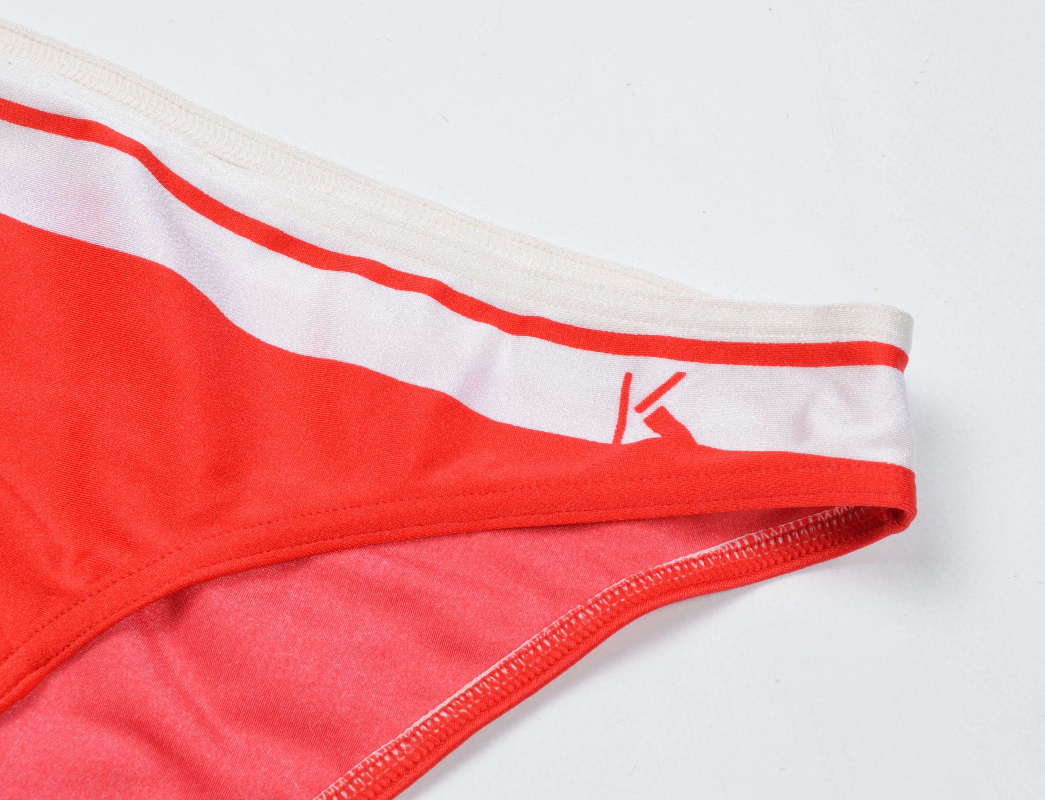Krizia Vintage Krizia 80's Striped Bikini Swimwear Set Beachwear Size ONE SIZE - 8 Thumbnail