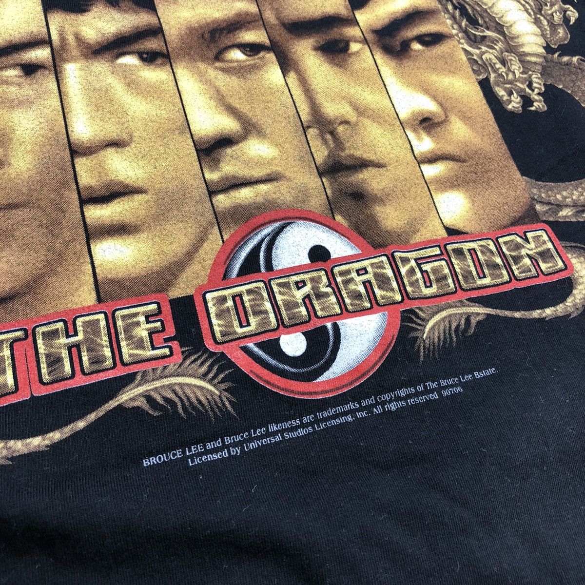 Vintage Vintage Bruce Lee The Dragons Promo Bootleg Tees Size US XL / EU 56 / 4 - 4 Thumbnail
