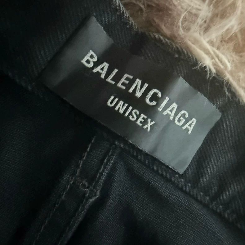 Balenciaga Balenciaga size XS 25 Spring Drawstring Denim Pants Size US 27 - 3 Thumbnail