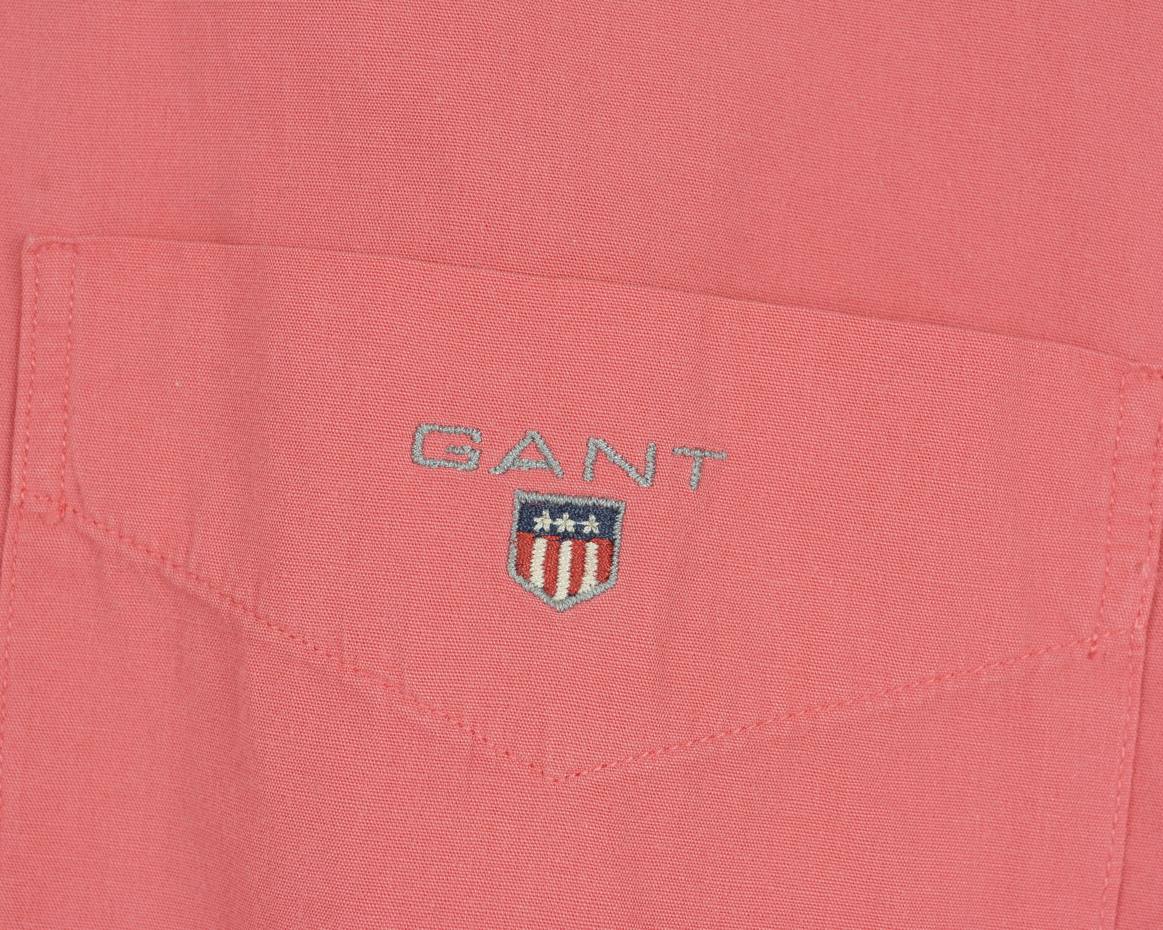 Gant × Vintage 'Phoenix Poplin' Men M Casual Shirt Button Up Short Sleeve Size US M / EU 48-50 / 2 - 8 Thumbnail