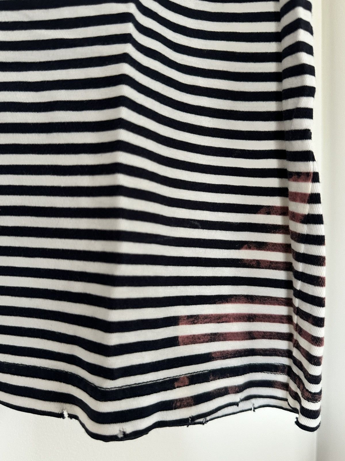 Balmain Balmain Paris striped T-shirt with button detail Size US M / EU 48-50 / 2 - 4 Thumbnail
