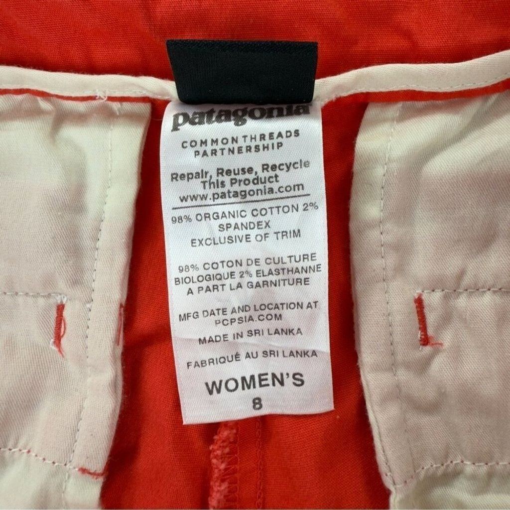 Patagonia Patagonia Women's Sz 8 (30x26) US Red Stretch All-Wear Capri Size 30" / US 8 / IT 44 - 2 Thumbnail
