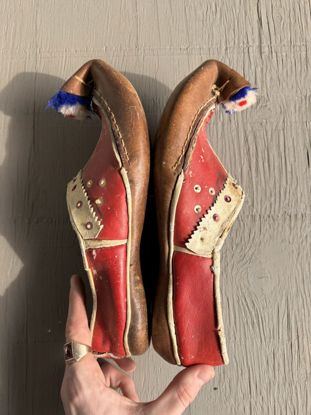 Other Antique Tsarouchi Greek National Guard Moccasin Pom Pom Loaf Size US 8 / EU 41 - 16 Thumbnail