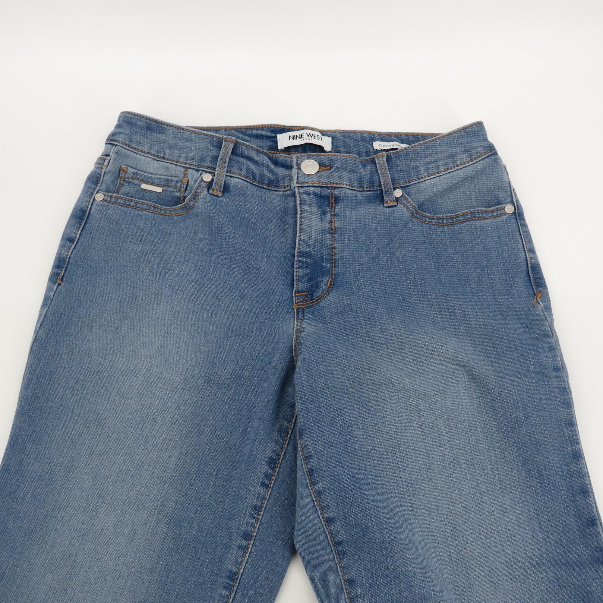 Nine West Nine West Womens Blue Denim Jeans Size 6 Straight Fit Casual Size 28" / US 6 / IT 42 - 5 Thumbnail