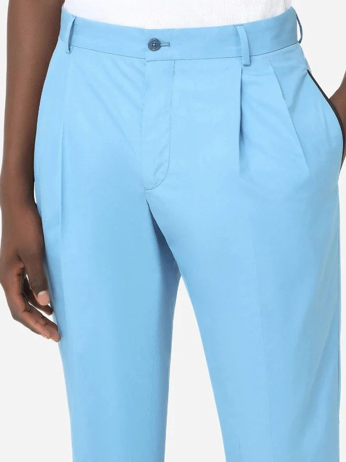 Dolce & Gabbana o1y0125 Casual Pant in Light Blue Size US 28 / EU 44 - 3 Thumbnail