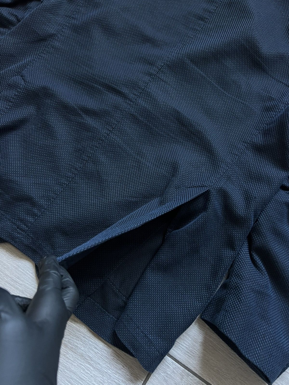 L.B.M. 1911 L.B.M. 1911 Texture Blue Blazer 54r Large Size 54R - 10 Thumbnail