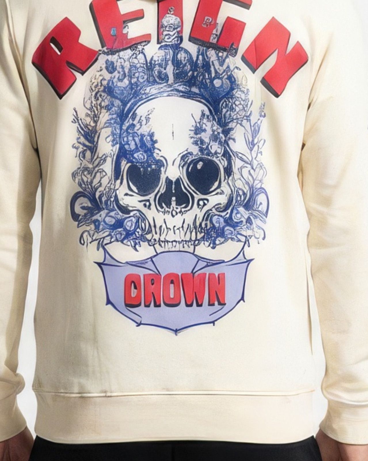 Other Badbee The Ruler's Back White Sweatshirt Hoodie Streetwear Size US M / EU 48-50 / 2 - 3 Thumbnail