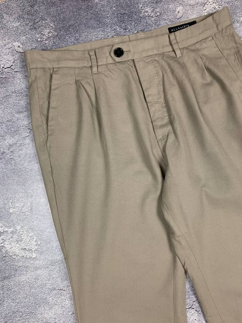 Allsaints ALLSAINTS Men’s Trousers Pants Size 32 Brown Cotton Wool Size US 32 / EU 48 - 2 Thumbnail