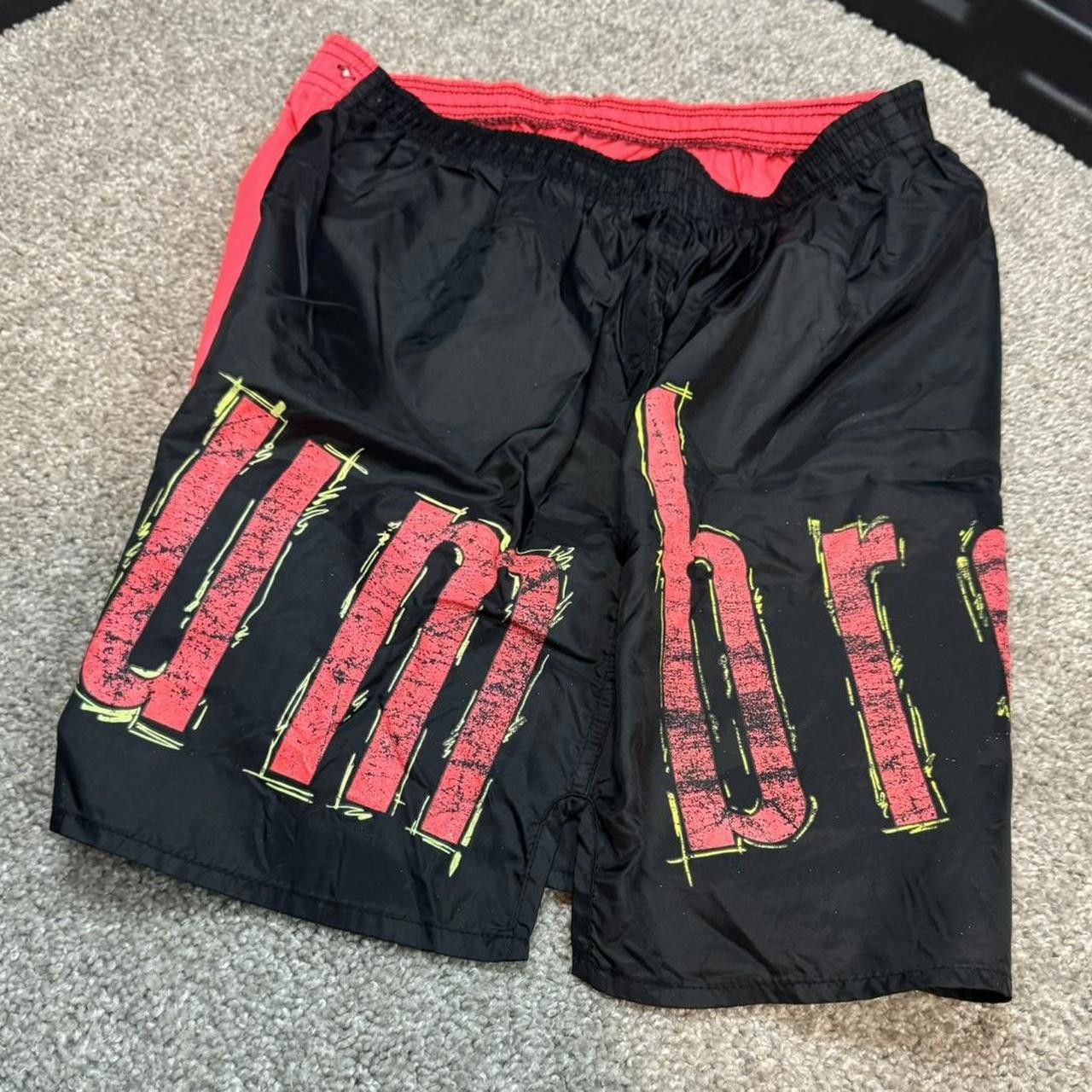 Umbro × Vintage VTG 90s Umbro 5” Inseam Nylon Shorts Size US 34 / EU 50 - 4 Thumbnail