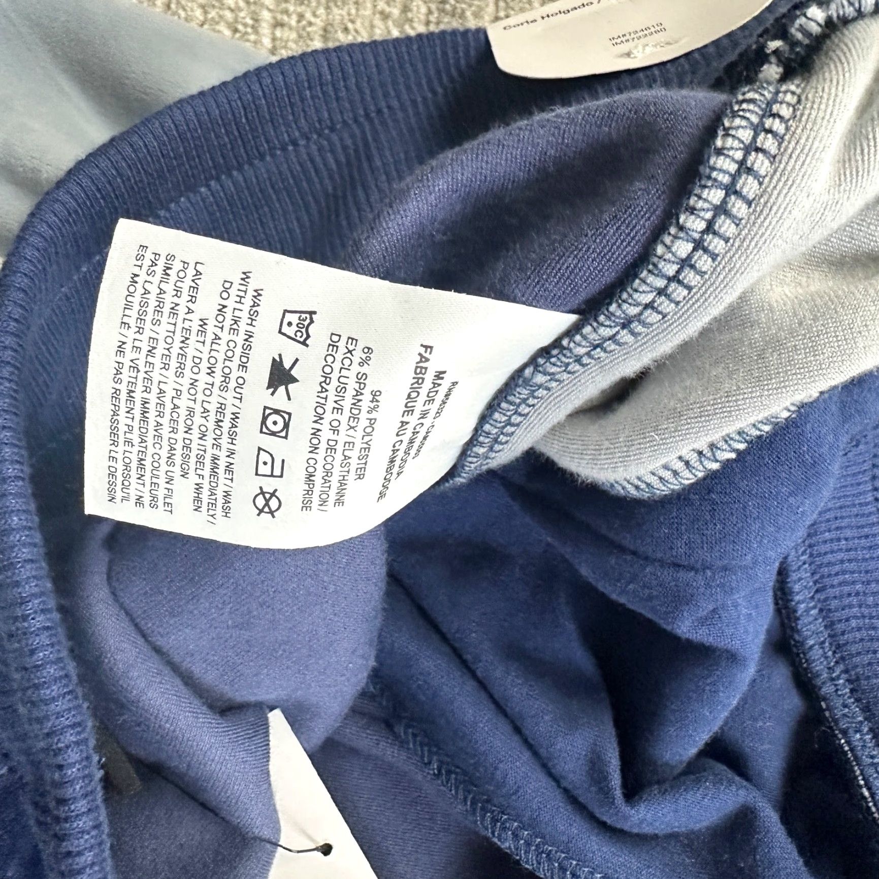 Jordan Brand NEW Jordan Pants Women XL Blue Velour Sweatpants Baggy Loose Fit Drawstring Pockets Y2K Size 30" / US 8 / IT 44 - 4 Thumbnail