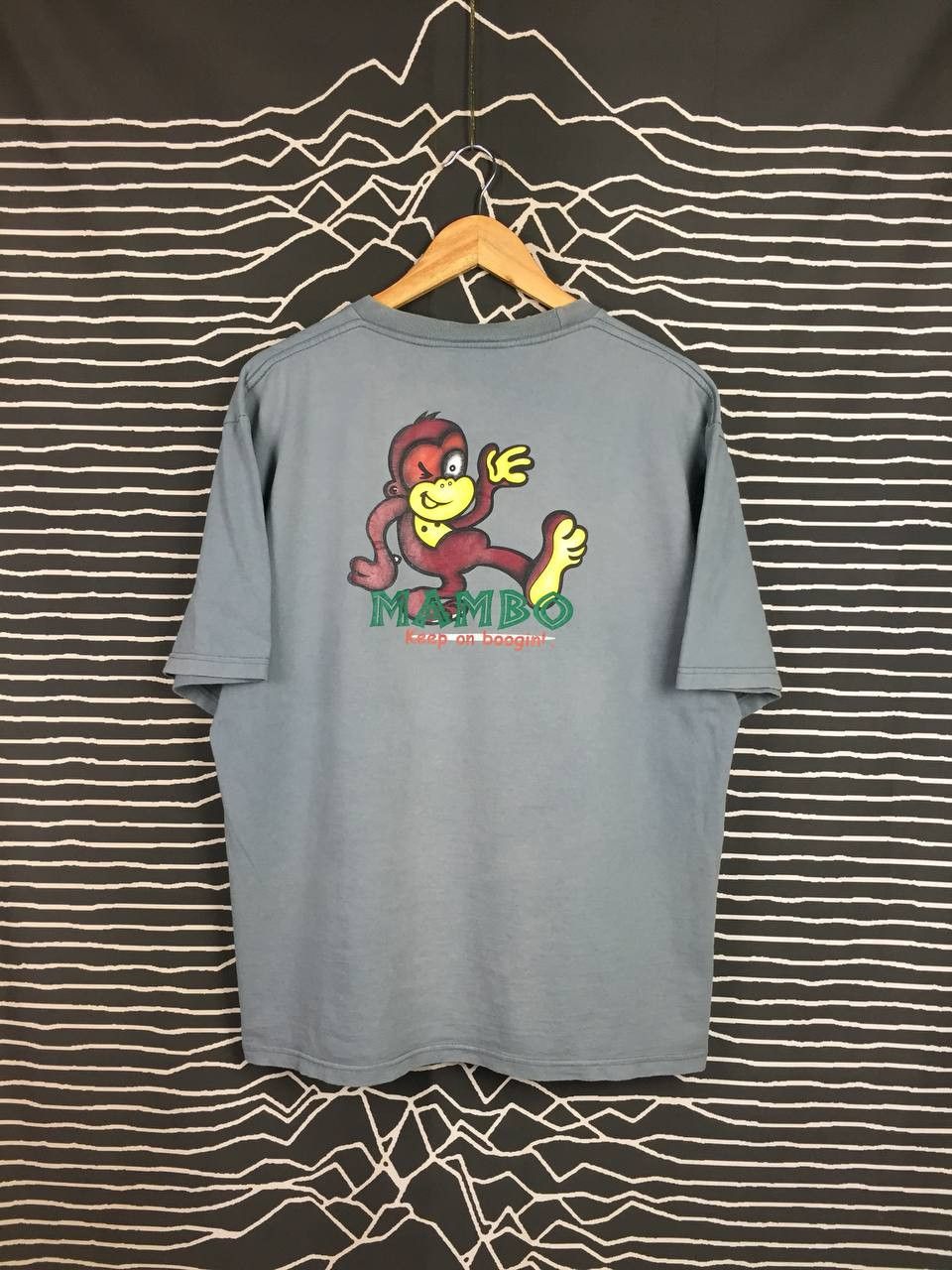 Mambo Vtg 90s 00s Mambo Keep On Boogin! Monkey Graphic Surf Tee Size US L / EU 52-54 / 3 - 1 Thumbnail