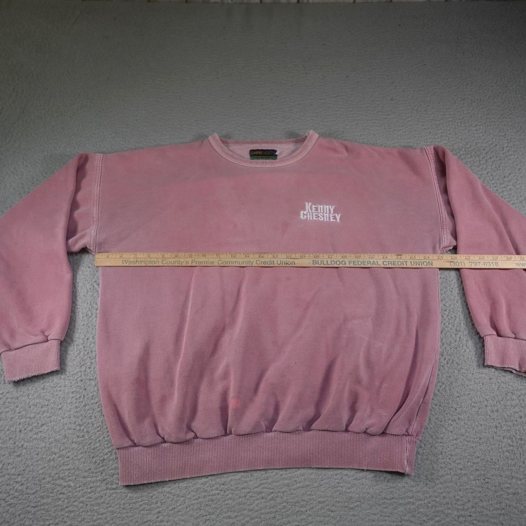 Pinko Kenny Chesney Sweatshirt Womens 2XL Pink Fleece Crewneck Country Music Cowgirl Sweatshirt Size XXL / US 16-18 / IT 52-54 - 7 Thumbnail