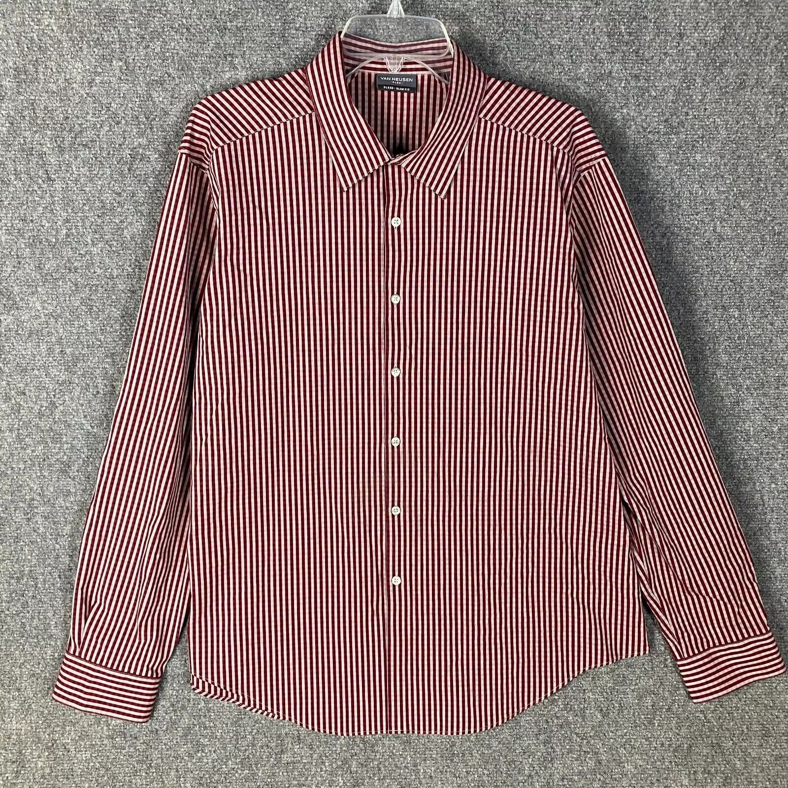 Van Heusen Van Heusen Button Up Shirt Men's XL Slim Fit Flex Cotton Size US XL / EU 56 / 4 - 1 Thumbnail