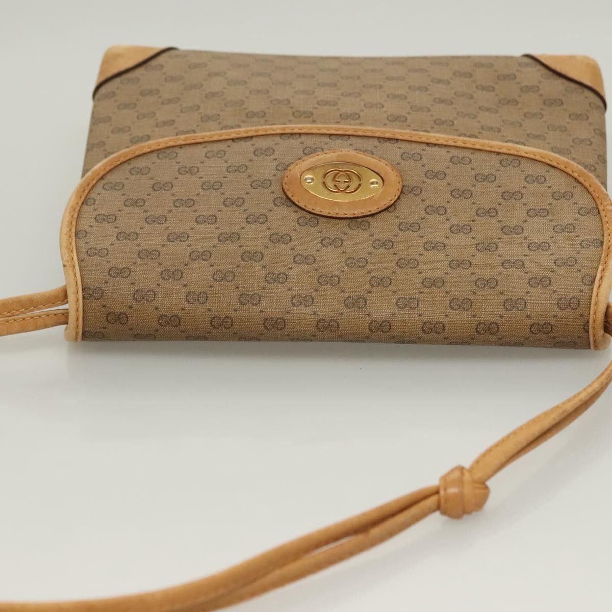 Gucci GUCCI Micro GG Supreme Shoulder Bag Pvc Beige Gold 007 92 Size ONE SIZE - 6 Thumbnail