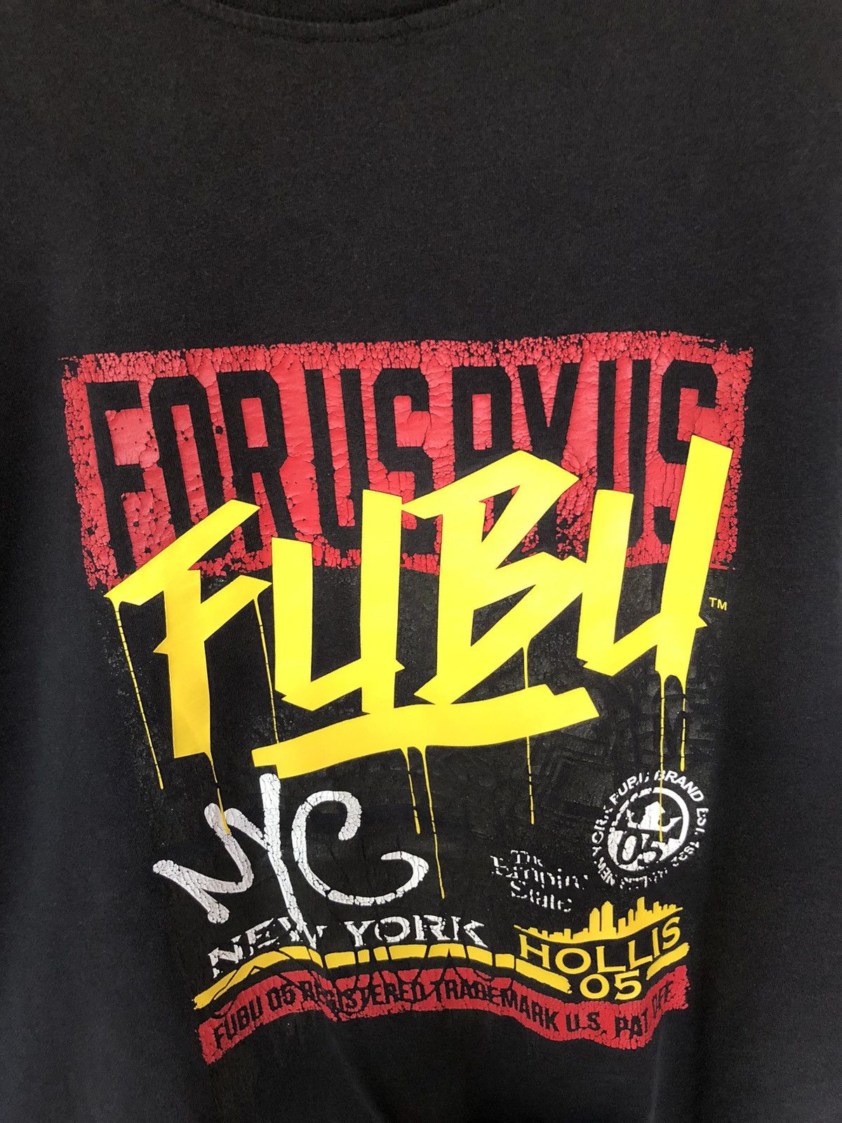 Fubu Vintage Fubu Streetwear Distressed Shirt Tee Size US XXL / EU 58 / 5 - 3 Thumbnail