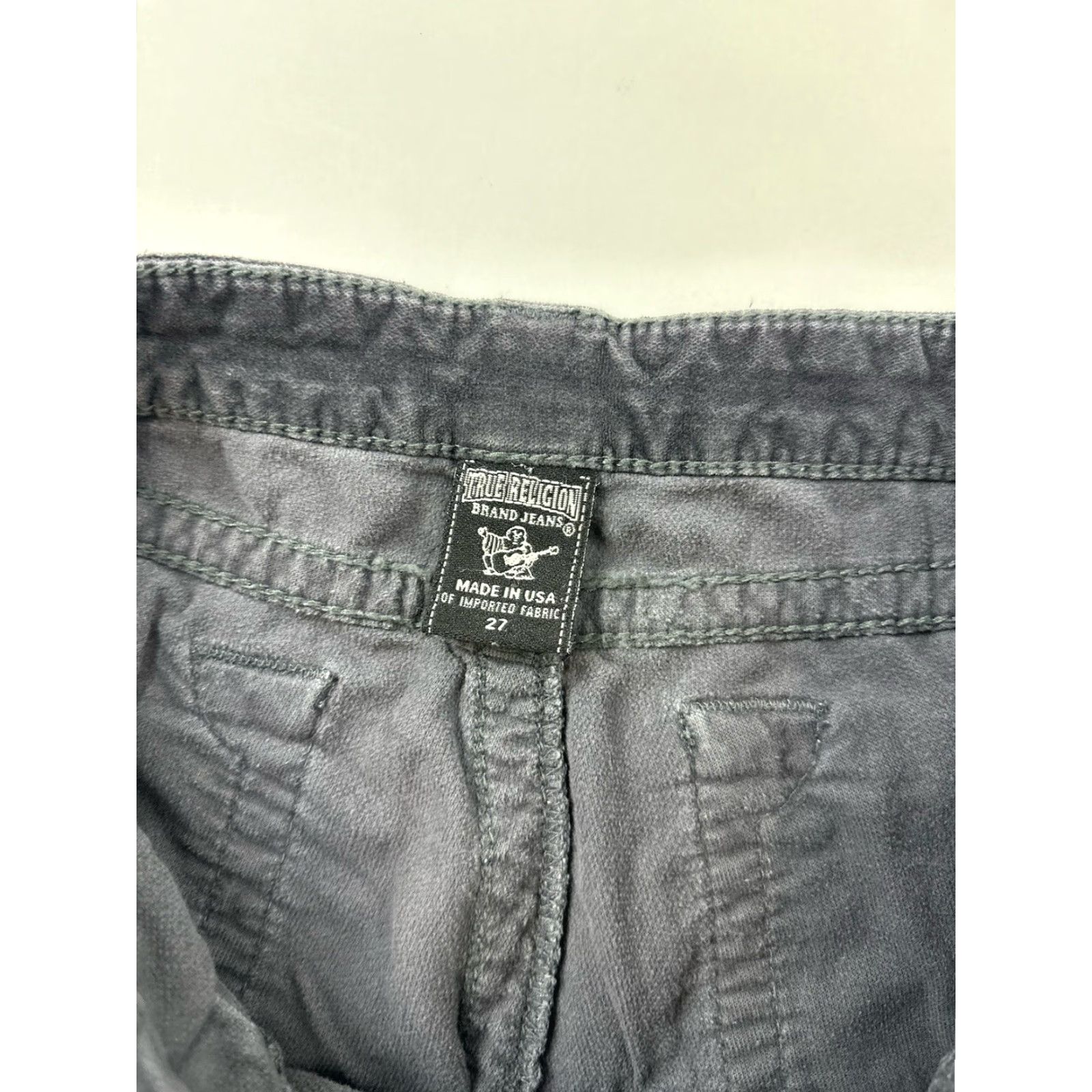 True Religion True Religion Pants Women’s 27 Grey Velvet Faded Size 27" / US 4 / IT 40 - 7 Thumbnail