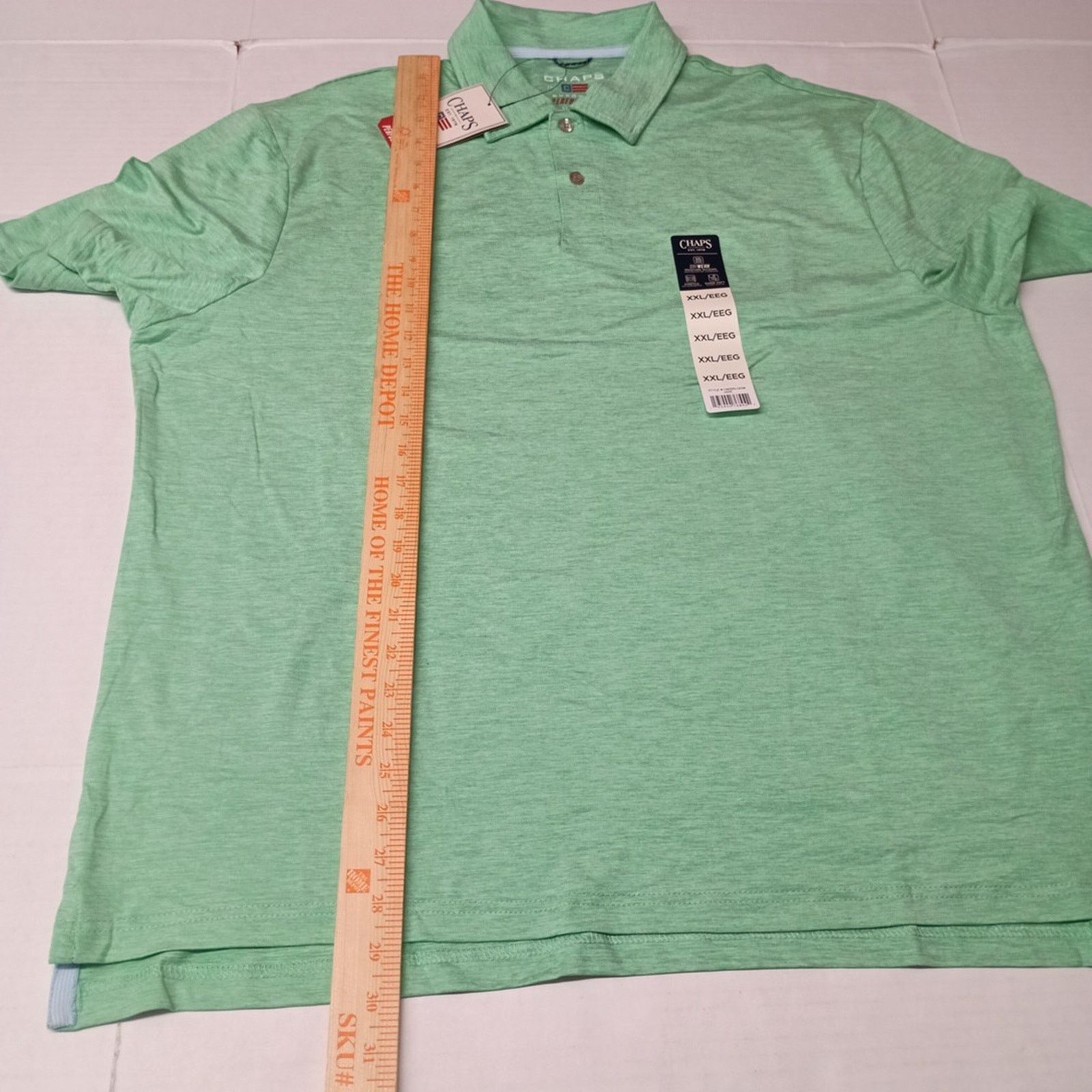 Chaps Chaps Performance Polo Shirt Men's Size 2XL Jade Size US XXL / EU 58 / 5 - 6 Thumbnail