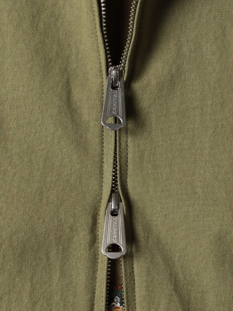 Kapital Kapital Water-repellent light canvas KAYAK PAW-PAW blouson Size US XL / EU 56 / 4 - 4 Thumbnail