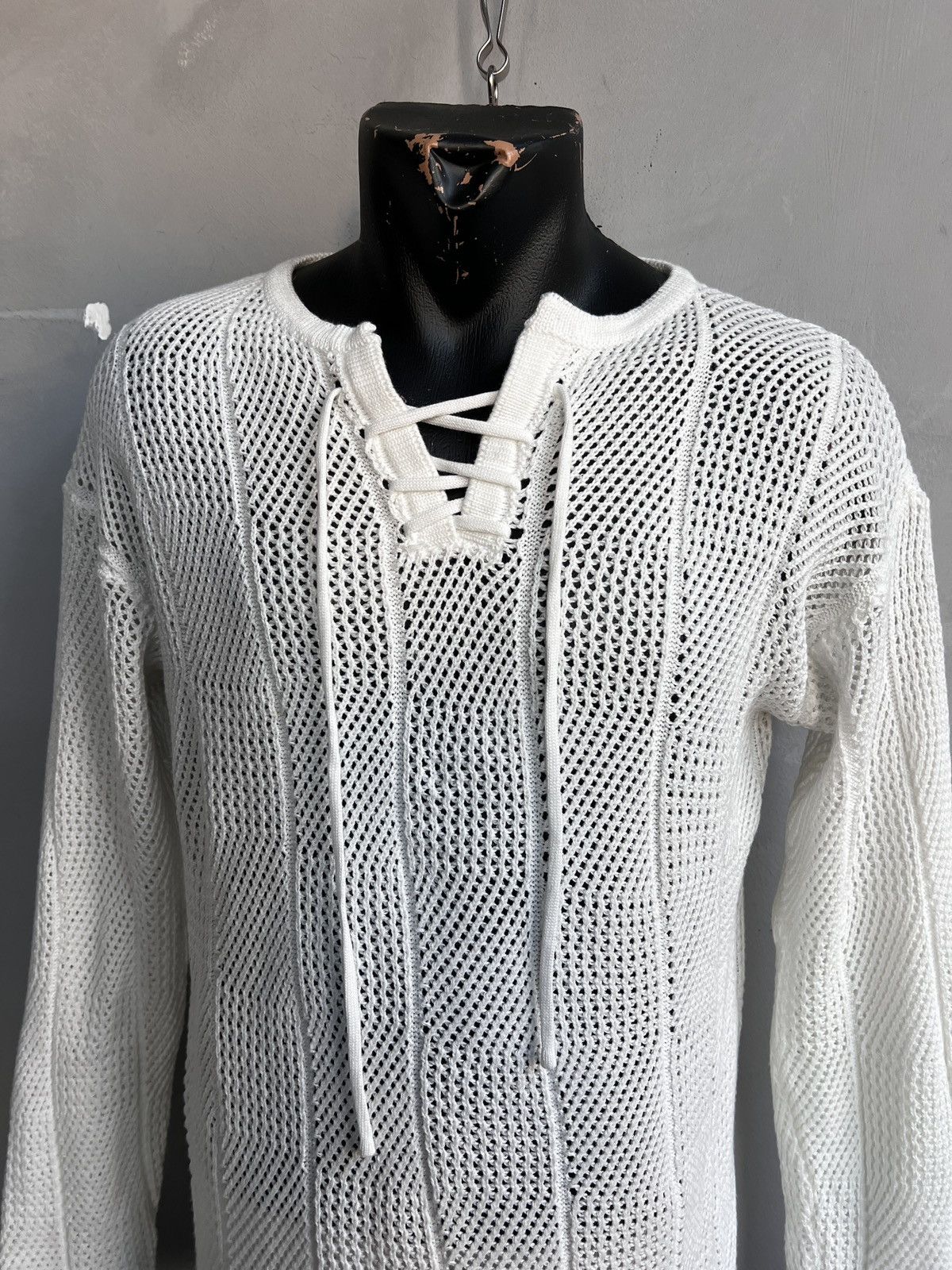 Diesel Mesh top sweater JpG style japanese diesel hype y2k Size US M / EU 48-50 / 2 - 2 Thumbnail