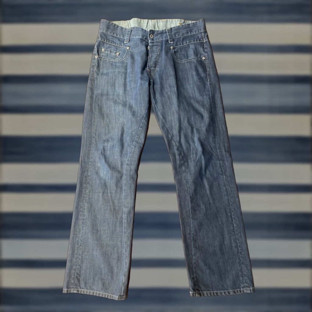 Vintage G Star Raw 3301 Jeans Men’s Straight Denim Blue Dark Wash 36 Button Fly 5-Pocket Regular Fit Size US 36 / EU 52 - 1 Thumbnail