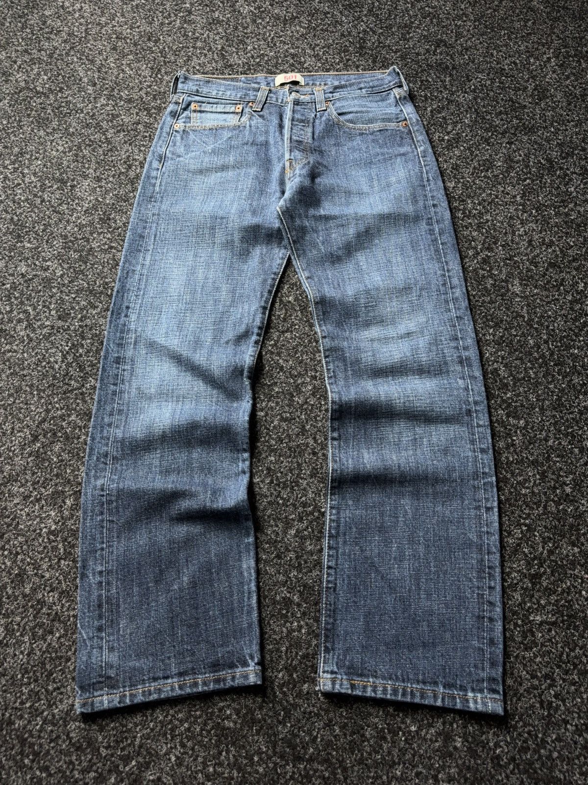 Levi's 00s Vintage Levi's 501 Western USA Straight Button Jeans Size US 32 / EU 48 - 1 Thumbnail