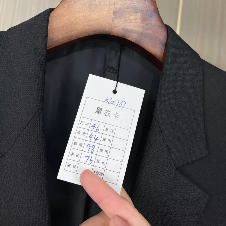 Givenchy Givenchy Zipper Patchwork Suit Jacket 2506-Nextarrow Size US S / EU 44-46 / 1 - 7 Thumbnail