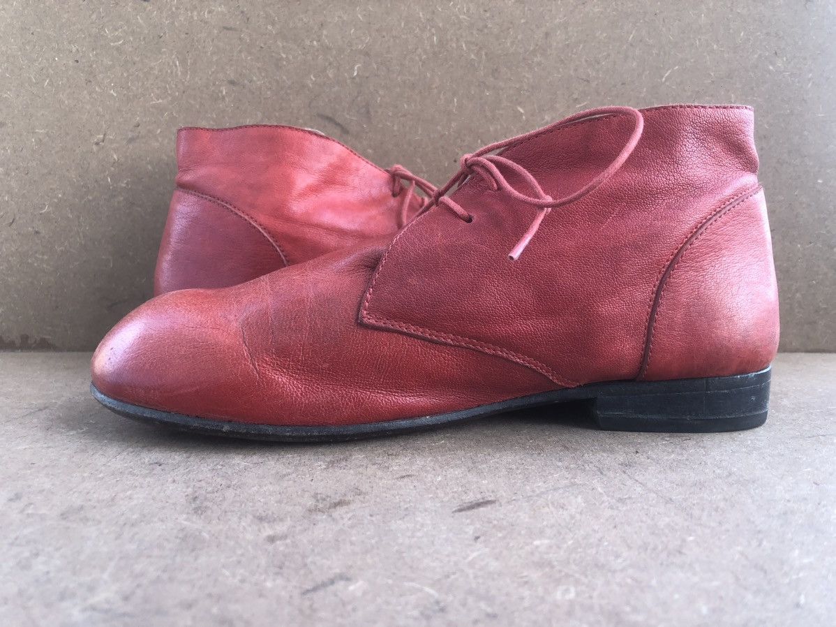 Rundholz Rundholz Red Calfskin Leather Women’s Shoes Size 37 Size US 7 / IT 37 - 6 Thumbnail