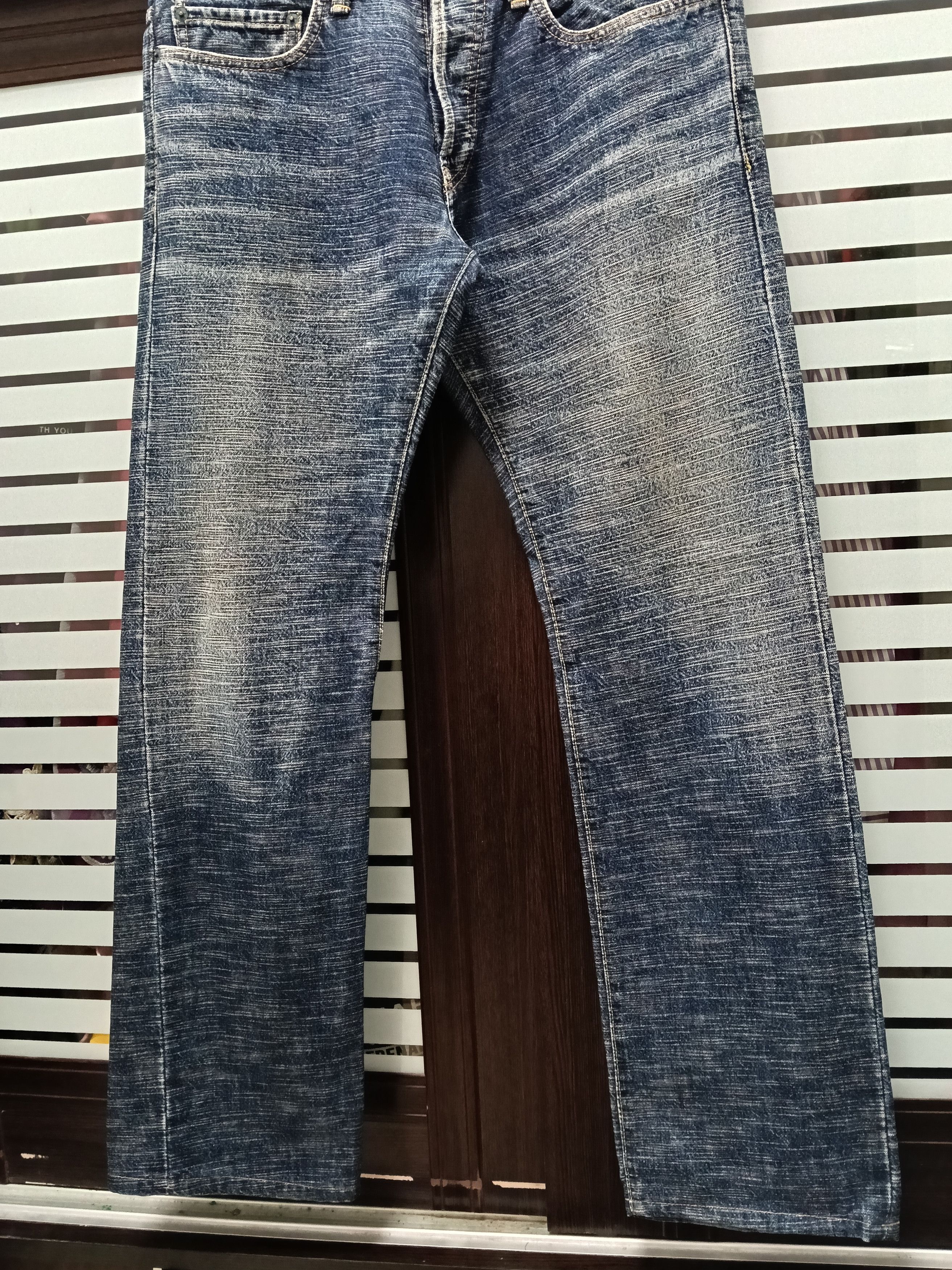 Japanese Brand (33) Ku Denim Melt Into The Universe Lot 515653. Size US 33 - 3 Thumbnail