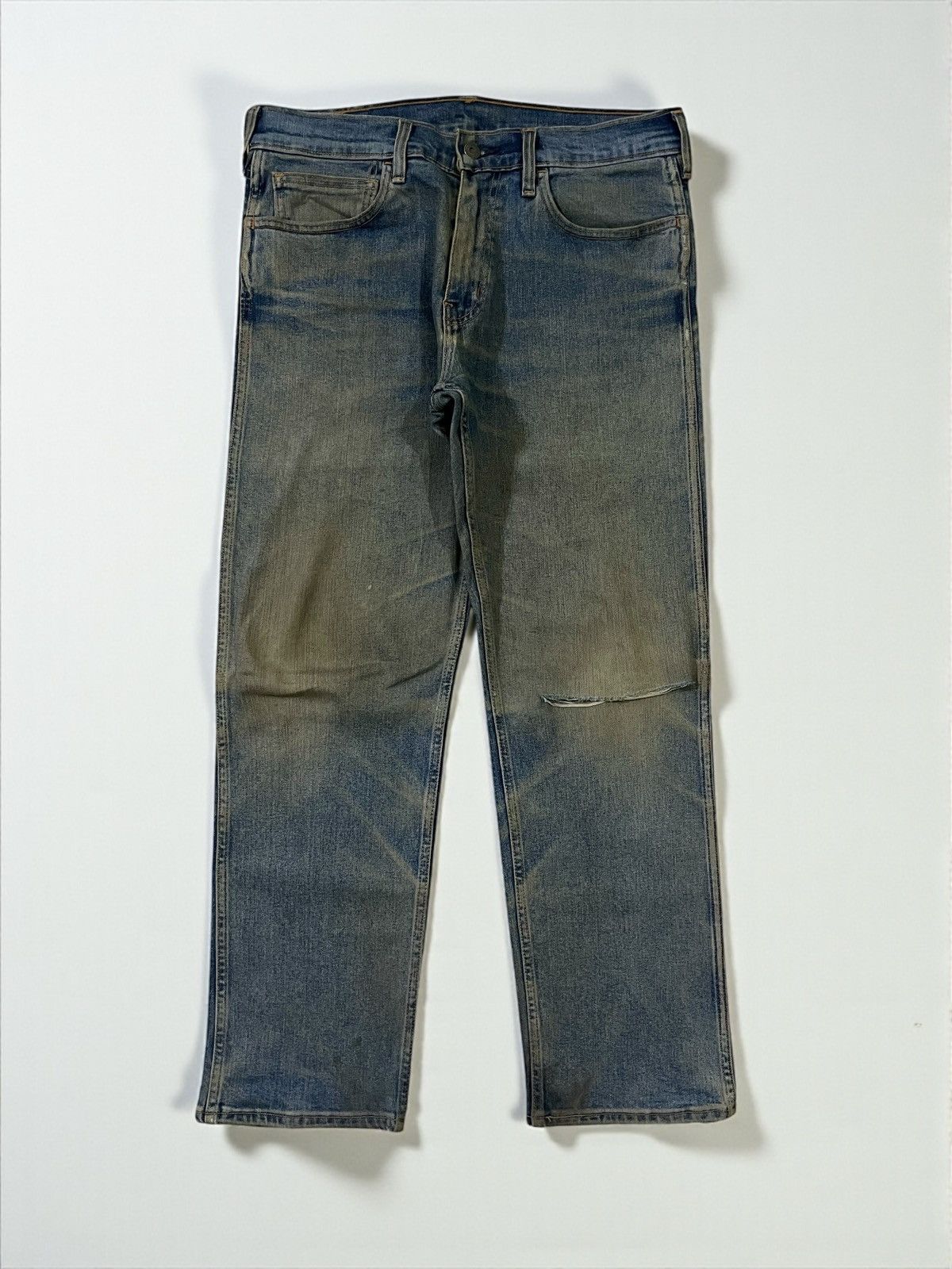 00s Levi’s 505 Mud Rust Distressed Straight Fit Jeans