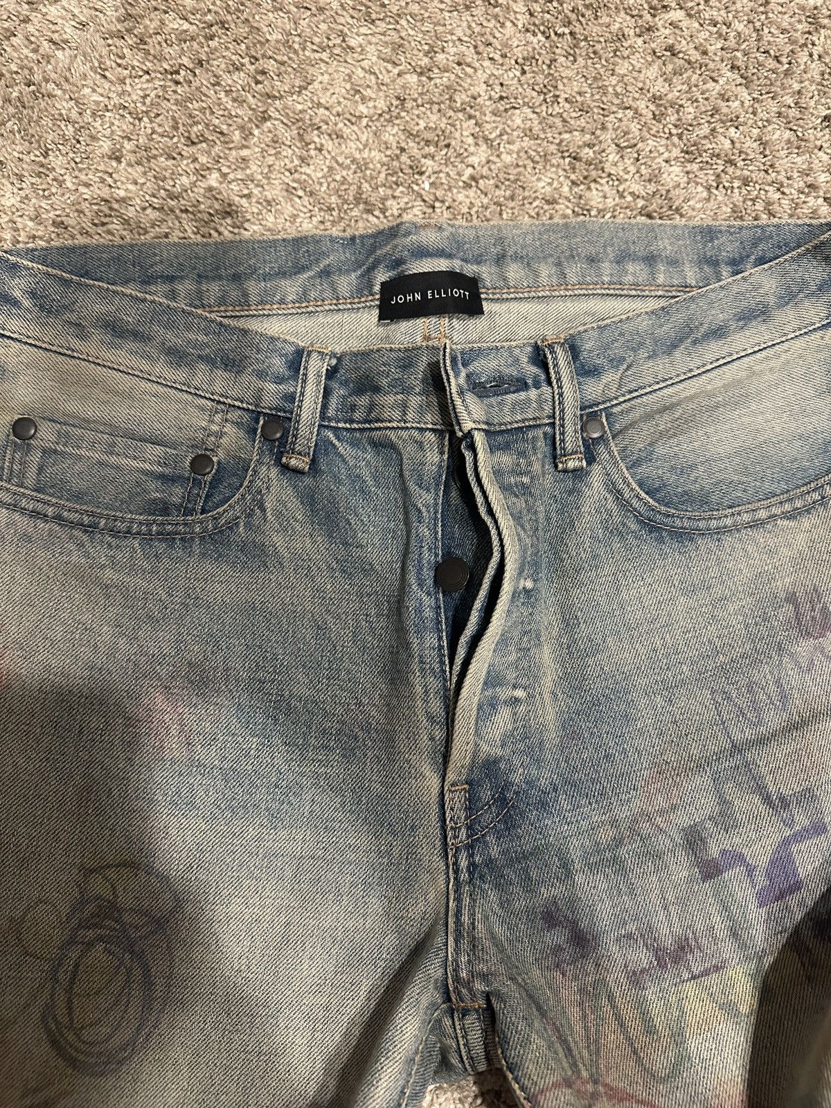 John Elliott The Daze Scrivvles Size US 30 / EU 46 - 5 Thumbnail