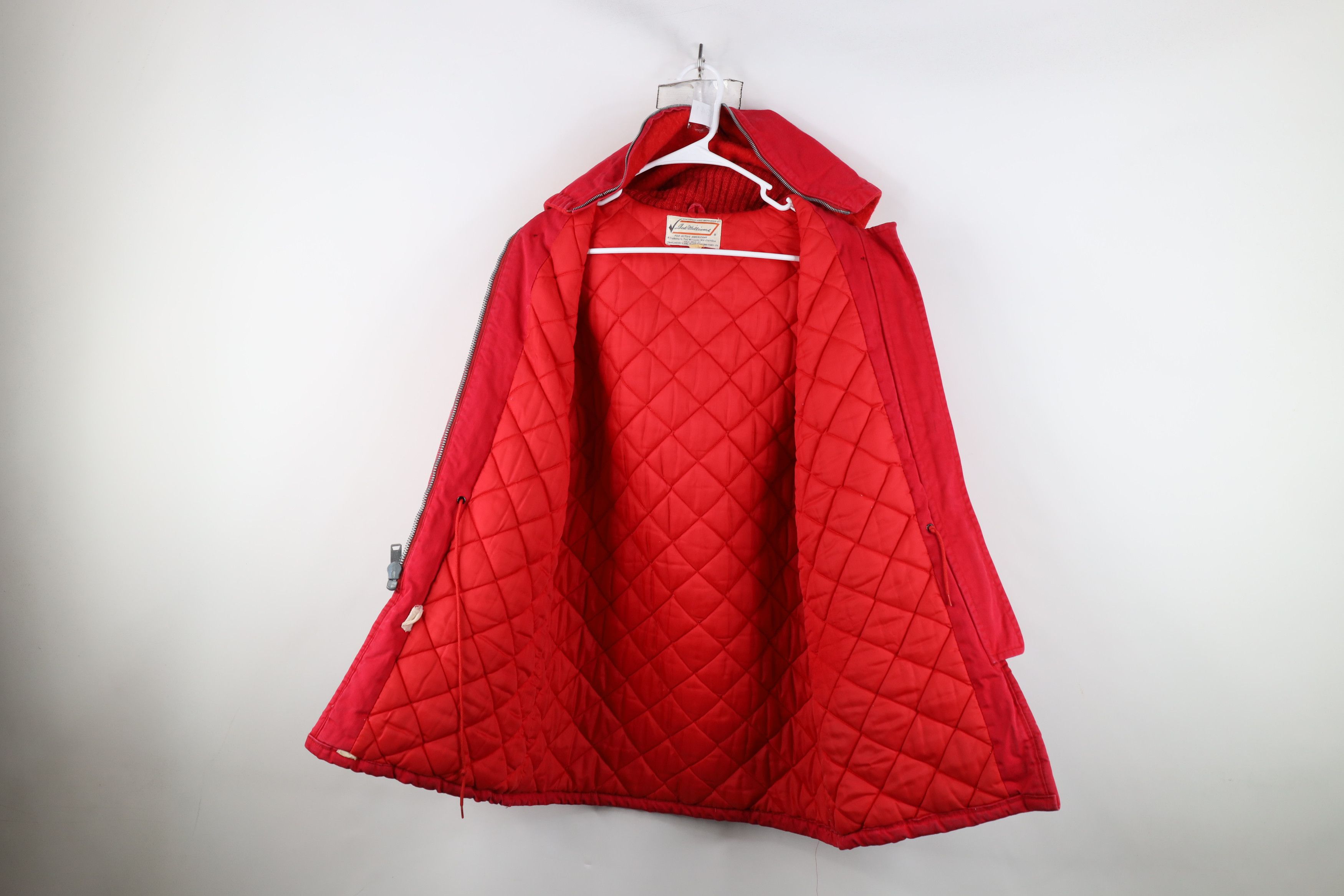 Vintage Vintage 60s Streetwear Hunting Birding Jacket Red USA Size US L / EU 52-54 / 3 - 9 Thumbnail