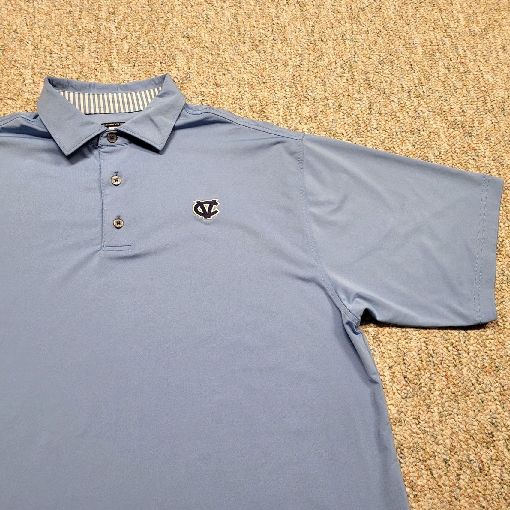 Footjoy FootJoy Polo Shirt Men Large Blue Pullover Golf Prodry Lisle Performance Stretch Shirt Size US L / EU 52-54 / 3 - 6 Thumbnail
