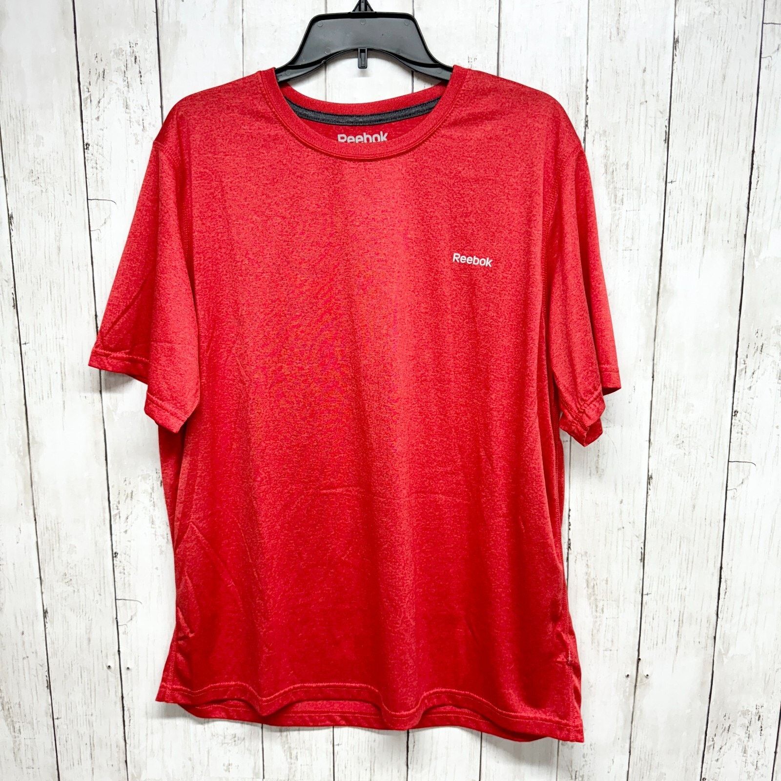 Reebok Reebok Shirt Large Short Sleeve Dry Fit Athletic Casual Red Size US L / EU 52-54 / 3 - 1 Thumbnail