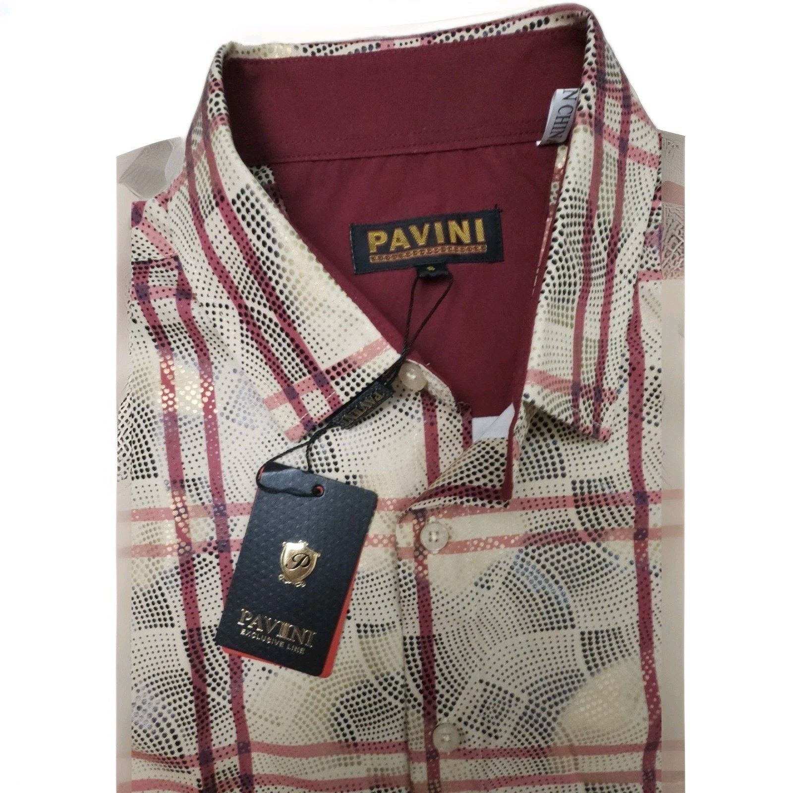 Other PAVINI Exclusive Line Men’s Dress Shirt – Long Sleeve Size S Size US S / EU 44-46 / 1 - 4 Thumbnail